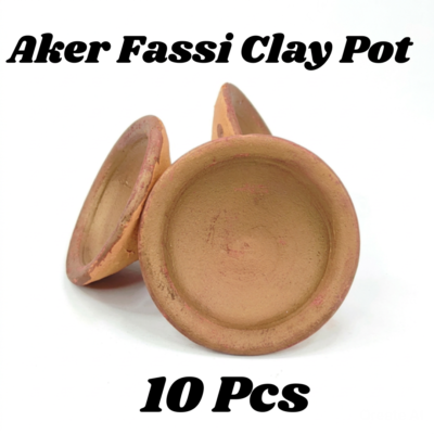 10Pcs Aker Fassi Clay Pot